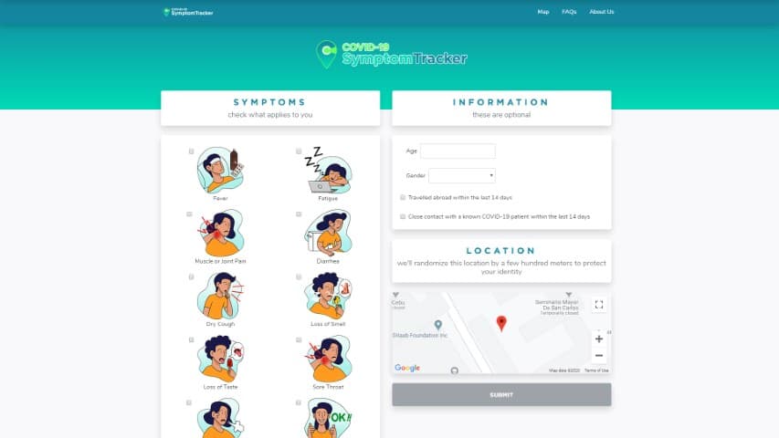 COVID-19 Symptom Tracker
